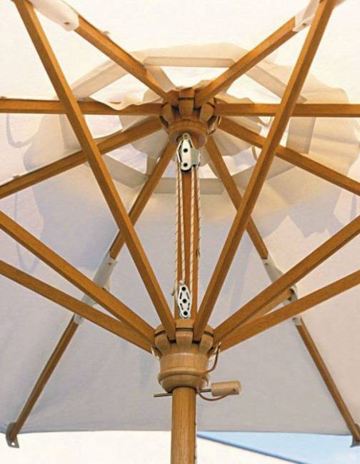 Зонт на центральной опоре уличный прямоугольный "Palladio" Standard 3м x 4м