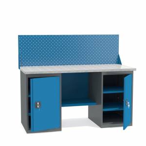 Верстак с двумя Тумбами ВТ2-1.6 (ШхГхВ, мм) 1600x685x850