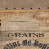Пуф - сундук Secret de Maison Перрет/Perret (мод. M-540) массив манго/ткань хлопок, 45х45х50см, натуральный/ткань: винтаж натуральный дерево манго/ткань хлопок