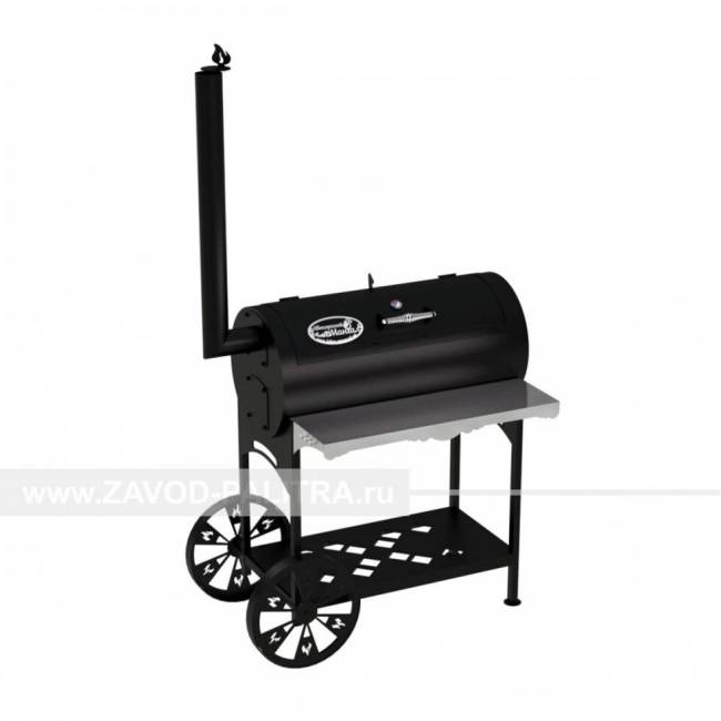 Гриль-Смокер L, из стали толщиной 3 мм в термостойкой покраске
