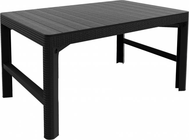 Lyon rattan table graphite 