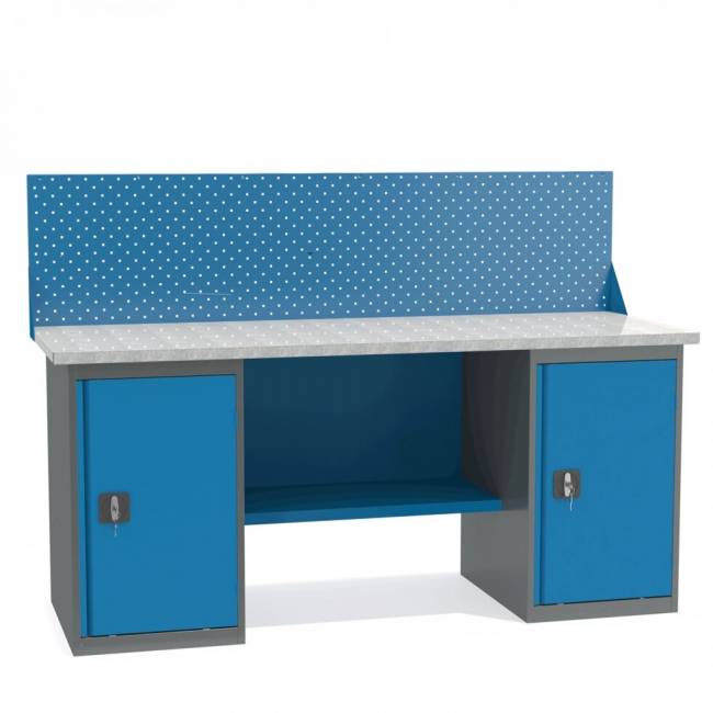 Верстак с двумя Тумбами ВТ2-1.9 (ШхГхВ, мм) 1900x685x850