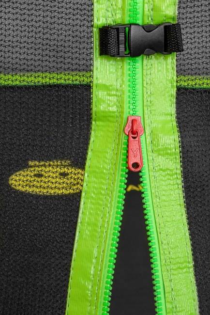 Батут "Smile outside", зеленый 8ft с защитной сеткой и лестницей Батут "Smile outside", зеленый 8ft с защитной сеткой и лестницей