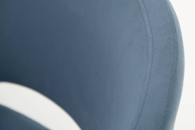 Стол Монте К 100 орех с креслами Пичч велюр синий