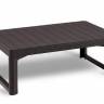 Lyon rattan table Brown