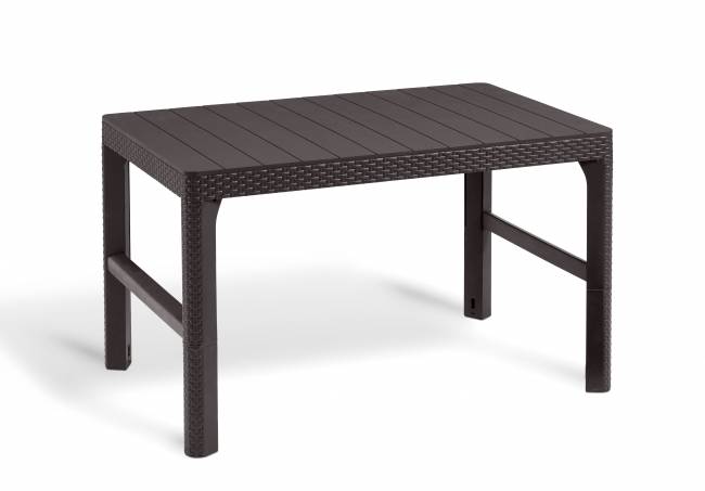 Lyon rattan table Brown