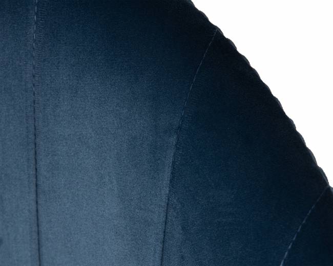 Кресло дизайнерское DOBRIN EDISON, синий велюр (1922-20)