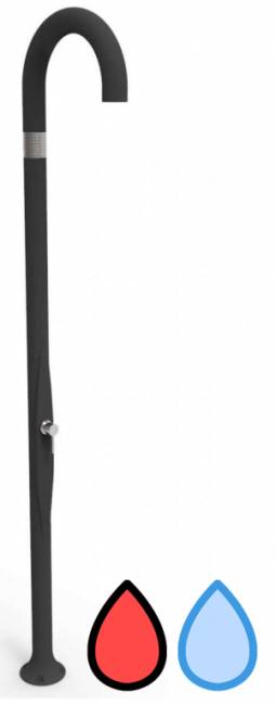 Душ уличный Funny Yin T 105 антрацит 170х170х2320 мм