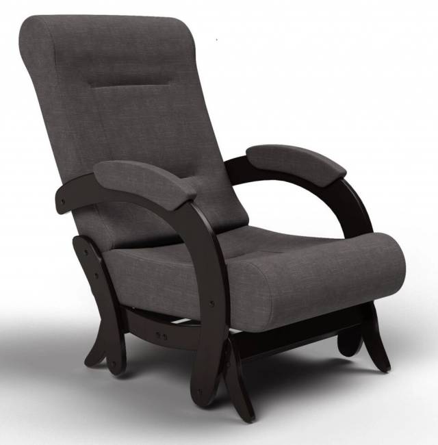 Кресло маятниковое «Амелия», ткань, галька