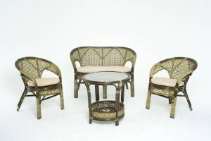 Комплект для террасы  02/15 темный коньяк