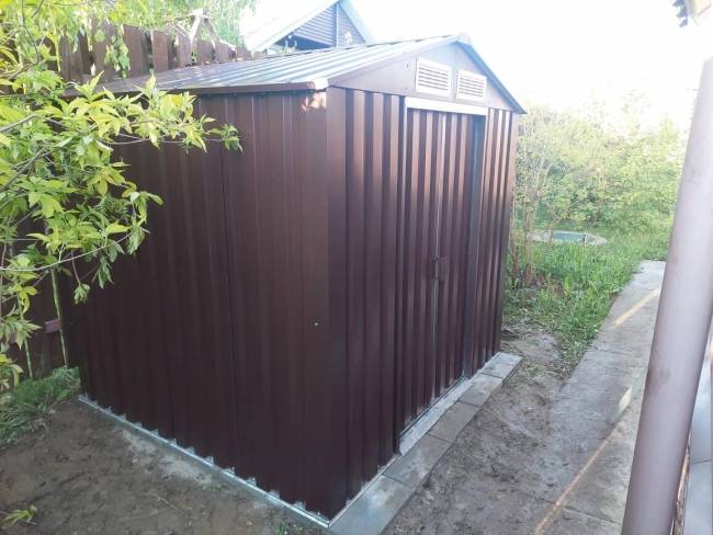 Хозблок Арчер B (темно-коричневый)