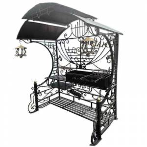 Кованный мангал ручной работы "Маэстро"