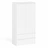 Шкаф-комод два ящика и две дверки Мори МШ900.1 цвет белый