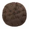 Матрац для кресла Папасан/Papasan (23/01) ткань, коричневый, 3м7-147, 125х125х15см коричневый ткань