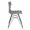 Стул Хансен/Hansen (мод.622N)/1 шт. в упаковке пластик/металл/эко кожа, 51х47х80см, высота до сиденья 45см, серый/черный серый/черный пластик/металл/эко кожа