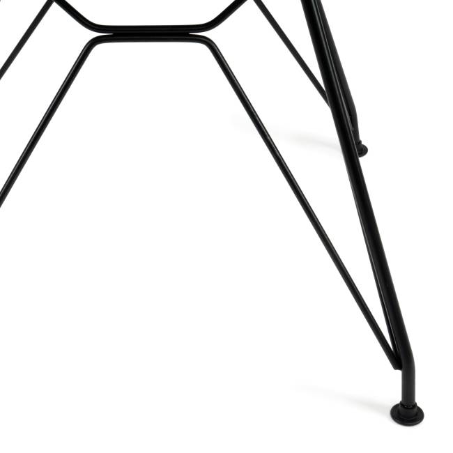 Стул Хансен/Hansen (мод.622N)/1 шт. в упаковке пластик/металл/эко кожа, 51х47х80см, высота до сиденья 45см, серый/черный серый/черный пластик/металл/эко кожа