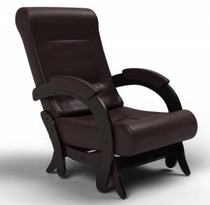 Кресло маятниковое "Амелия", экокожа, венге Кресло маятниковое "Амелия", экокожа, венге