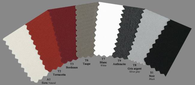 Зонт профессиональный двухкупольный 3х6 м Wood Double имитация ироко, слоновая кость 3000х6000 мм