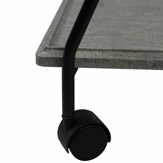 Стол сервировочный Милн черный/серый шпат