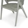 "Амстердам" плетеный стул из искусственного ротанга, цвет серый