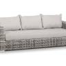 "Тито" лаунж-зона из искусственного ротанга, цвет серый