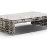 "Тито" лаунж-зона из искусственного ротанга, цвет серый