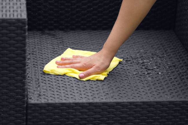 АРИЗОНА / ARIZONA b:rattan, Диван двухместный, антрацит (2-х местная подушка)