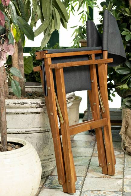 Кофейный комплект из акации ДИРЕКТОР темно-серый