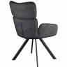 Стул DikLine 501 поворотный SB5 серый, ножки черные
