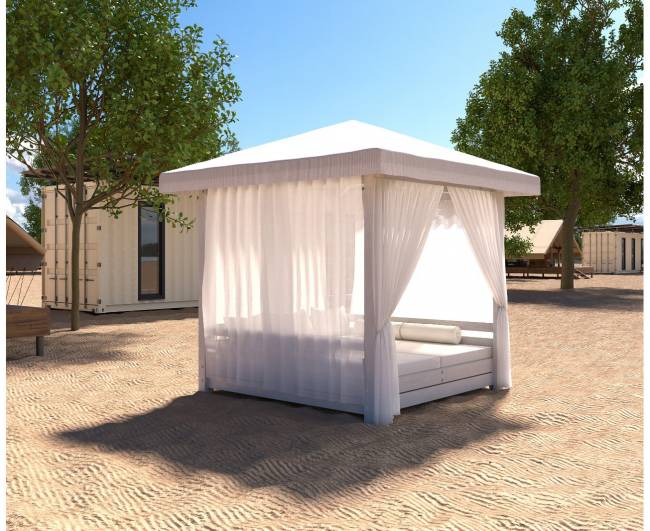 Беседка "Пляжная" с крышей Беседка "Пляжная" с крышей