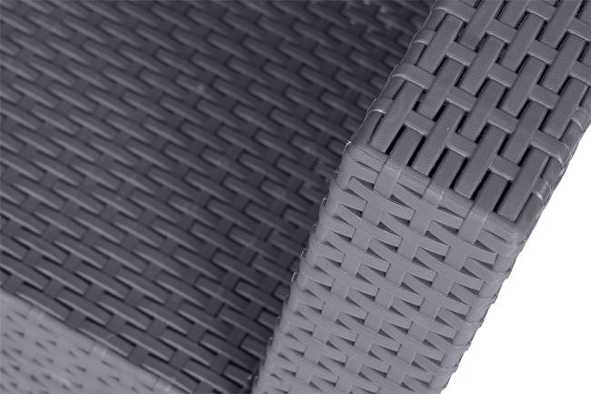 АРИЗОНА / ARIZONA b:rattan, Диван трехместный, антрацит (3-х местная подушка)