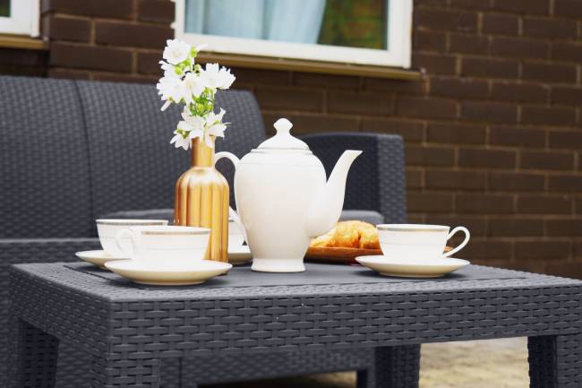 АРИЗОНА / ARIZONA b:rattan, Диван трехместный, антрацит (3-х местная подушка)