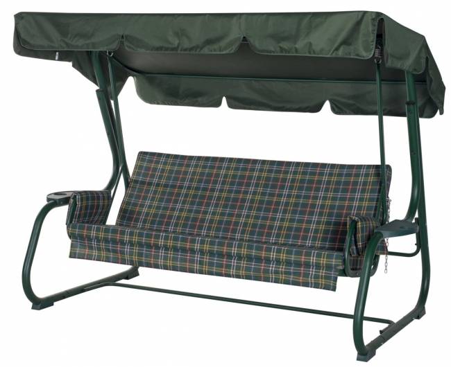 Садовые качели "Варадеро" (Ибица) зеленые Садовые качели "Варадеро" (Ибица) зеленые