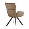 Стул DikLine 501 поворотный SB4 бежевый, ножки черные