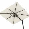 Зонт профессиональный 3х4 м Astro Carbon графит, слоновая кость 3000х4000 мм