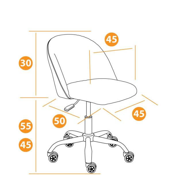 Кресло Мелоди/Melody флок , бежевый, 7 бежевый флок