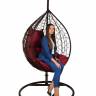 Подвесные качели - качели в виде капли "Tropica Brown" бордовая подушка Подвесные качели - качели в виде капли "Tropica Brown" бордовая подушка