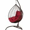 Подвесные качели - качели в виде капли "Tropica Brown" бордовая подушка Подвесные качели - качели в виде капли "Tropica Brown" бордовая подушка