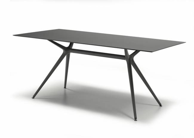 Подстолье металлическое двойное Metropolis L графит 1200х620х740 мм