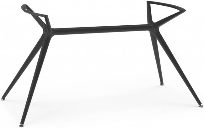 Подстолье металлическое двойное Metropolis L графит 1200х620х740 мм