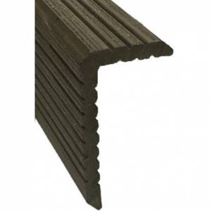 Уголок ДПК для террасной доски DARVOLEX, ECODECK, DECKRON (брашинг), 4000 мм, венге