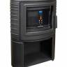 Печь-камин Puma 9кВт, чугун, с дровником, дымоход d-150мм