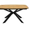Стол DikLine B140 Дуб Каселла натуральный/опоры черные