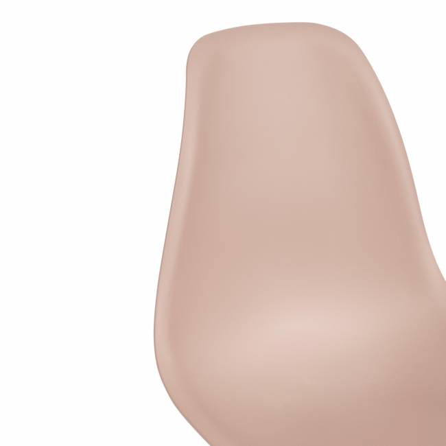 Стул Синди Имс/Cindy Eames (мод.001)/1 шт. в упаковке дерево бук/металл/сиденье пластик, 51х46х82.5см, бежевый бежевый / beige дерево бук/металл/сиденье пластик