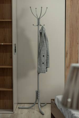 Вешалка напольная М 3 металлик