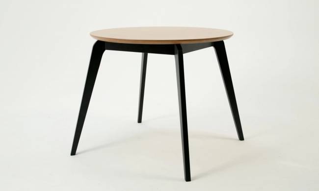 Стол Arki К 90 чёрный/натур