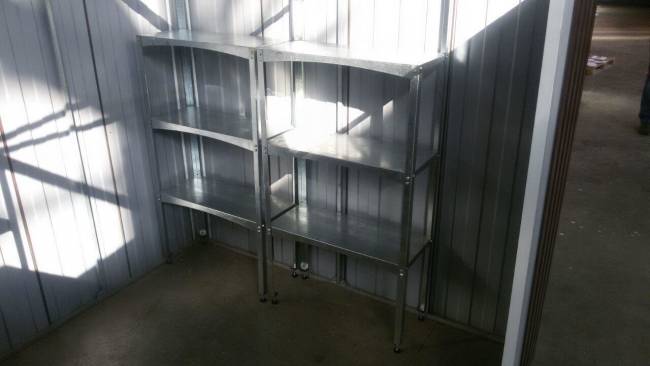 Комплект полок для металлического сарая