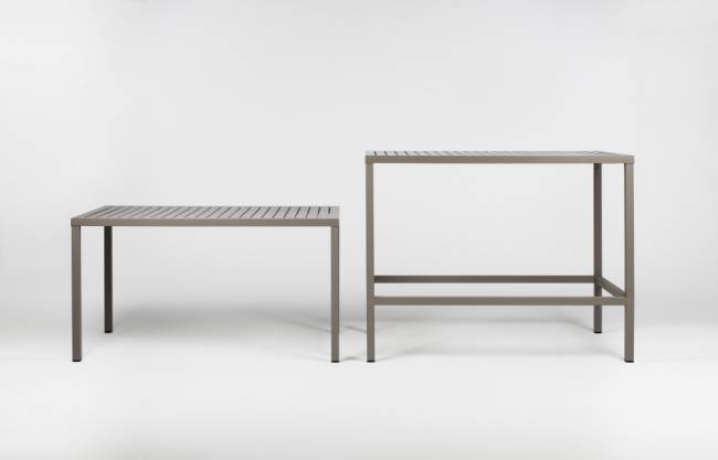 Стол пластиковый обеденный Cube 140x80 тортора 1400х800х755 мм