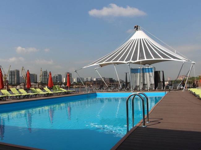 Террасная доска DARVOLEX шовная, 150*23,5*6000 мм, коричневый