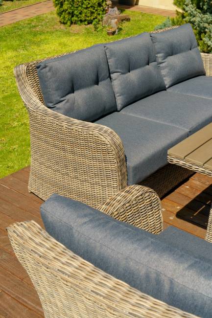 Диван 3-х местный "Венеция", коричневый